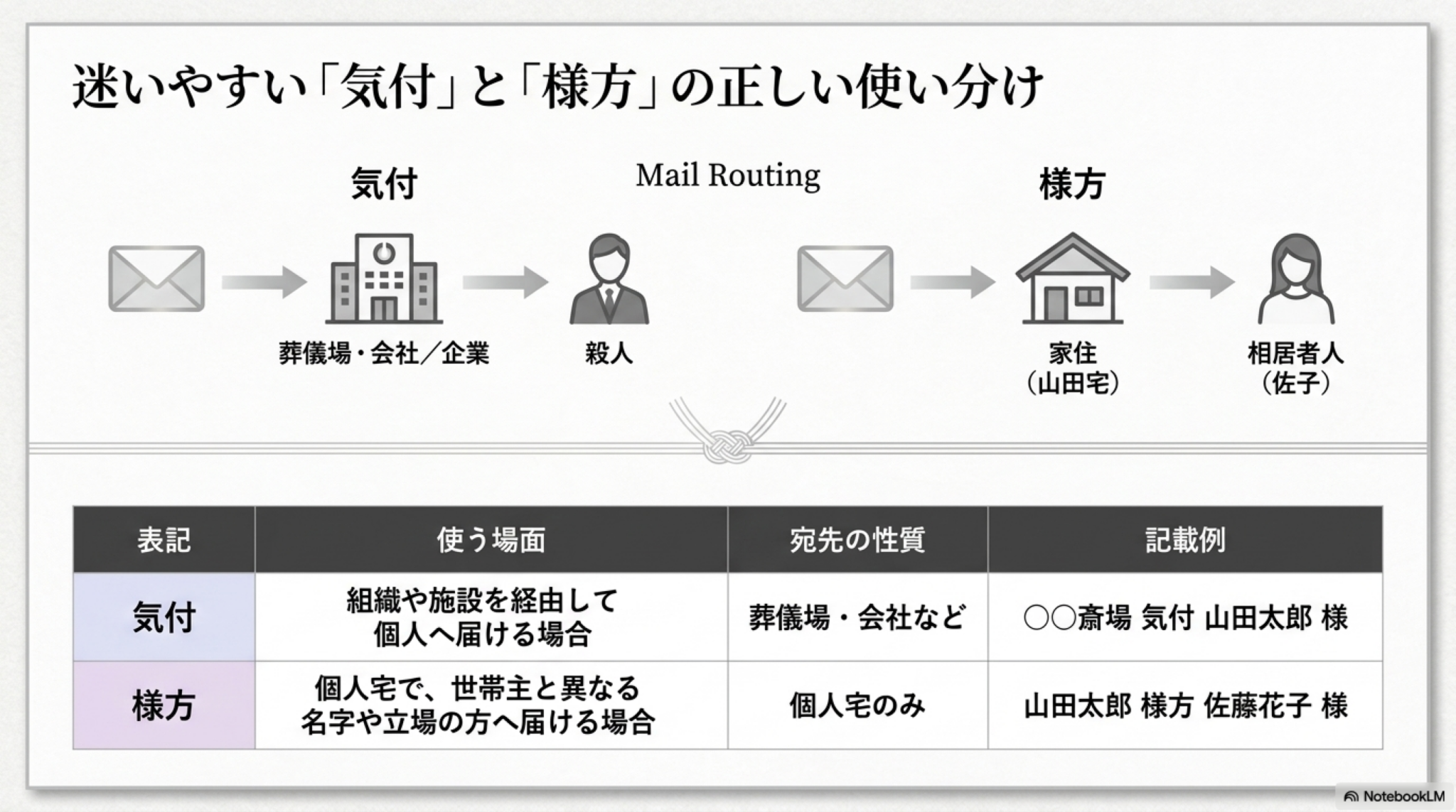弔電の宛名と差出人の書き方|気付・様方・連名・夫婦のパターン別記載例と送り方 | 葬儀の月